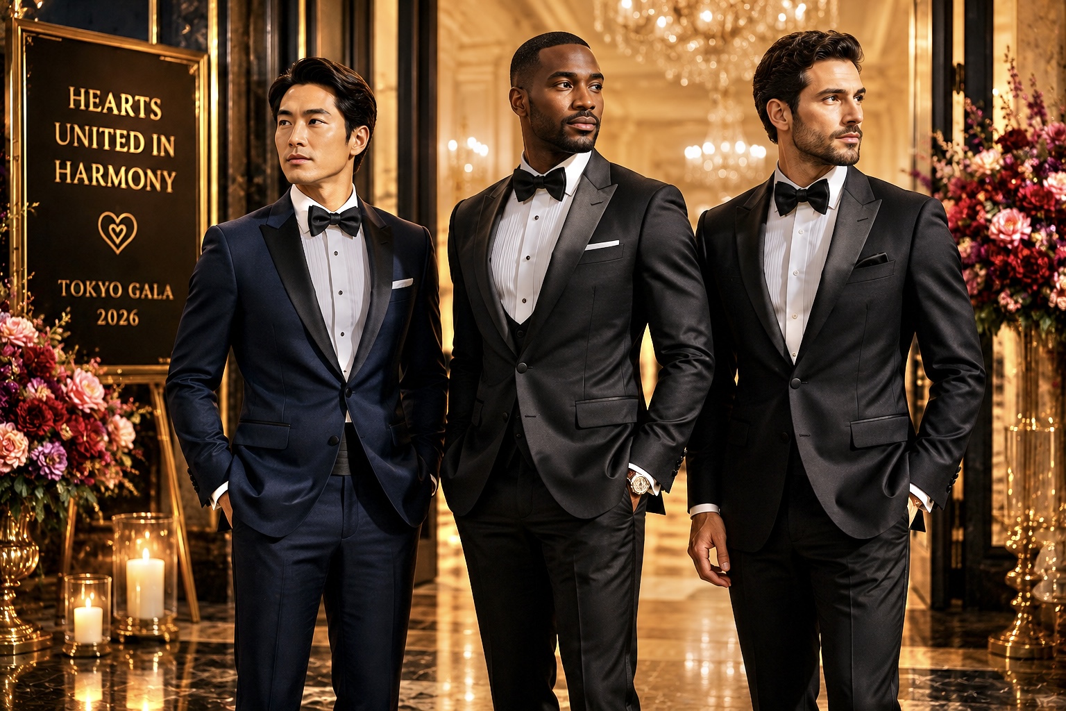 Elegant tuxedo and formal suit inspiration